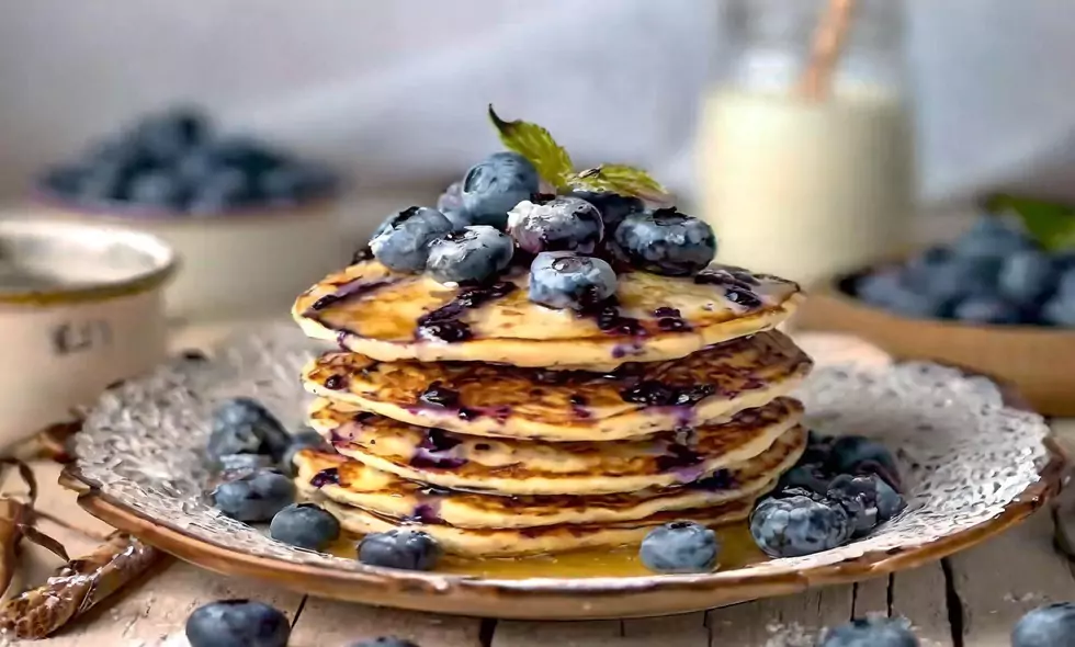 Vegan Blueberry Pancakes