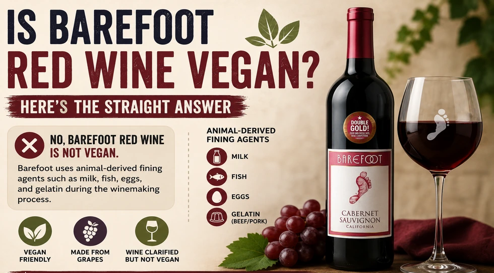 Is Barefoot Red Wine Vegan?
