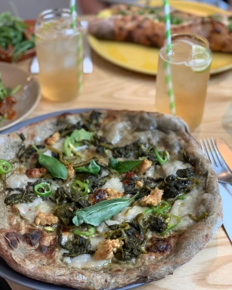 Vegan Pizza At Purezza In Bristol