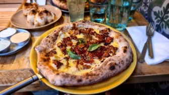 Vegan Pizza At Purezza In Manchester