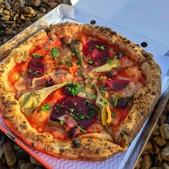 Vegan Pizza At Purezza In Manchester