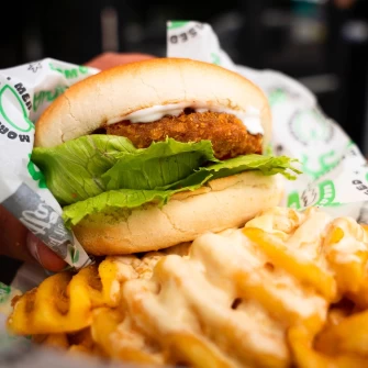 Burger At What The Pitta In Manchester