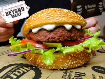 Burger At Hank Vegan Burger In Paris