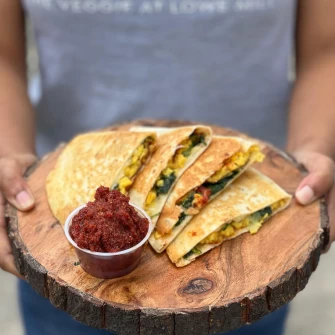 Vegan Chrunch Wrap At The Veggie In Huntsville