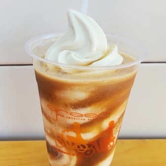 Cold Brew Float At Green New American Vegetarian