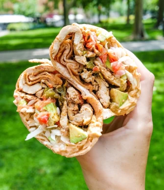 Curry Tofu Wrap At HipCityVeg - Connecticut Ave In Washington