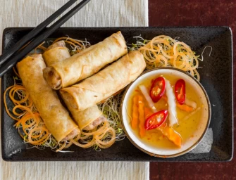 Veg Roll At Au Lac Royal Vegetarian Cuisine In Philip