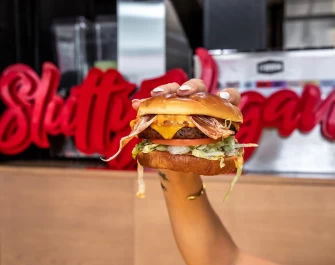Burger At Slutty Vegan - Edgewood In Atlanta