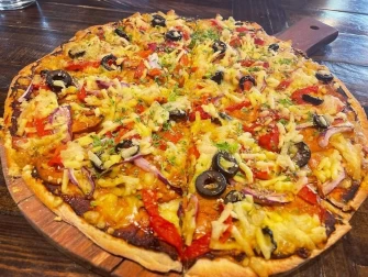 Vegan Pizza At Gorilla Kitchen In Auckland