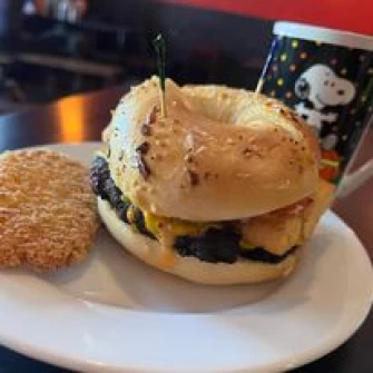 Burger At Mark of the Beastro In Salt Lake City