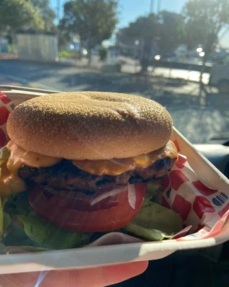 Burger At Wise Boys Burgers In Auckland