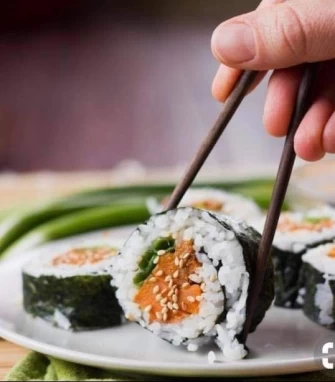 Sushi At Veggie House In Salt Lake City