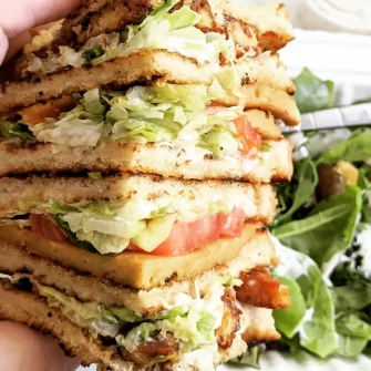 sandwich At Wayward Vegan Cafe In Seattle