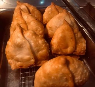 Veg Samosa At Govinda's - CBD In Brisbane