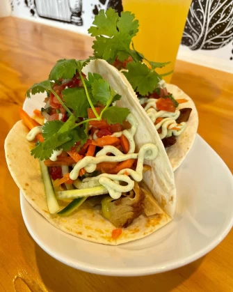 Veg Taco At Holy Taco In Caloundra
