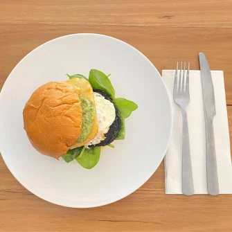 Burger At Joy Beans In Burleigh Waters