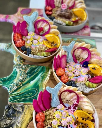 Mix Fruit Bowl  At The Cardamom Pod In Broadbeach