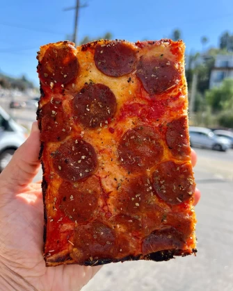 Pepperoni At Hot Tongue Pizza in Los Angeles