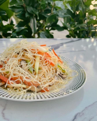 Indo-China Noodle Salad At All Savory Vegan In Los Angeles