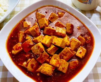 Red Hot Spicy Tofu At All Savory Vegan In Los Angeles