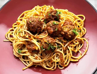 Italian Pasta Meat Ball At All Savory Vegan In Los Angeles