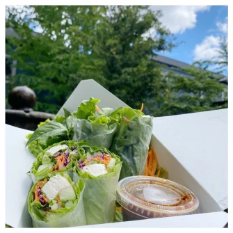 Fresh Rolls At Araya's Place In Los Angeles