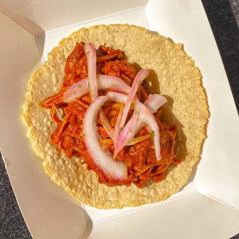 Taco At Burgerlords - Highland Park In Los Angeles