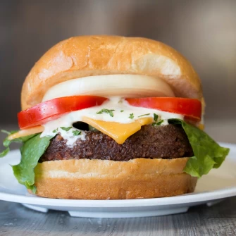 Burger At Cruzer Pizza In Los Angeles