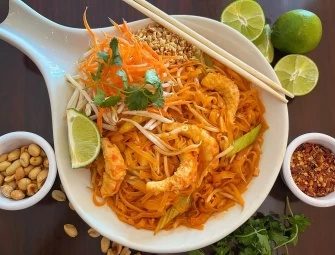 Vegan Food At Green Leaves In Los Angeles