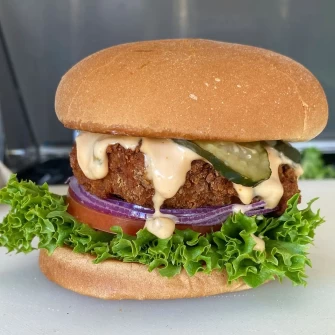 The Chick-a-Bee - Classic Style At Honeybee Burger In Los Angeles