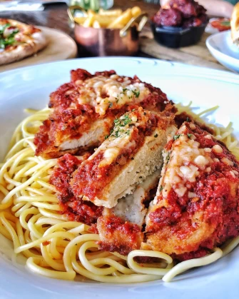 Tomato Basil Spaghetti At Julie Goes Green In Los Angeles