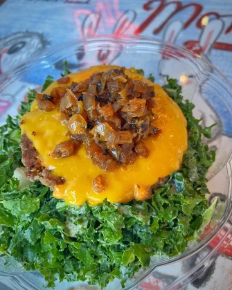 Vegan Food At Monty's Good Burger In Los Angeles