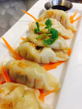 Momo At My Vegan In Los Angeles