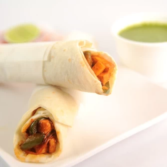 Paneer Kathi roll At Nalan In Dubai