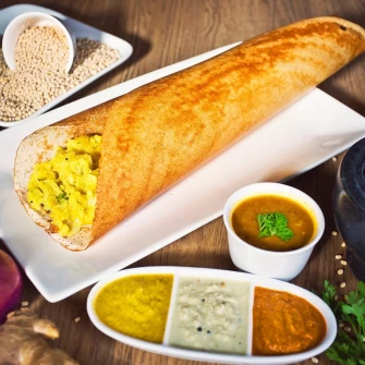 crispy Masala dosa At Nalan In Dubai