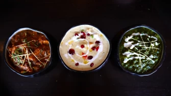 Baby Corn Masala - Navratan Korma - Vegetable Hara Masala