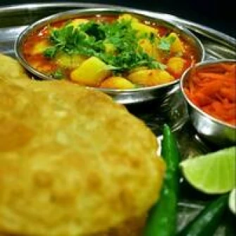 Allo Puri At Swaad Mantra In Dubai