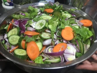 vegetable salad At Swadist Restaurant In Dubai