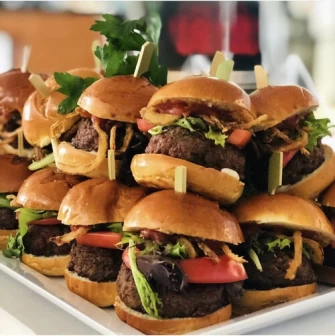 Burger At DC Vegan In Washington