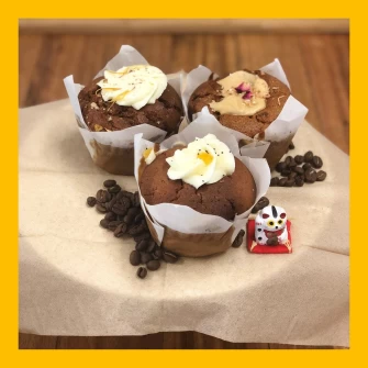 Muffins At Lucky Cat Cafe In Annerley