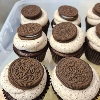 Oreo Cup Cake At Lucky Cat Cafe In Annerley