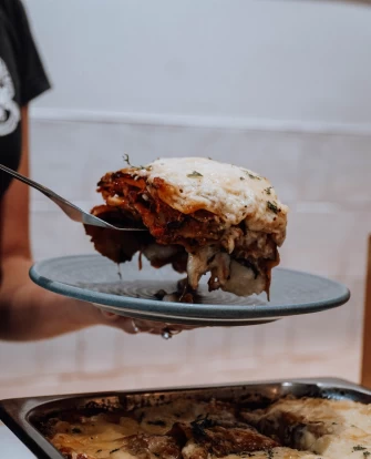 Lasagna At Govindas In Burleigh Heads