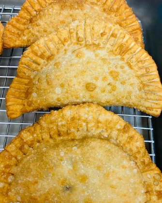 Empanada Tray At Poor Man Vegan In Jersey City