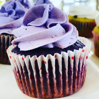 Vegan Ube Cupcake At Poor Man Vegan In Jersey City