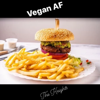 Burger At VeganAF In Jersey City