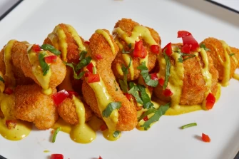 Buffalo Cauli Poppers At Beatnic - Soho In New York City