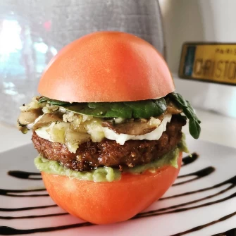 Tomato Burger At Delice & Sarrasin In New York City