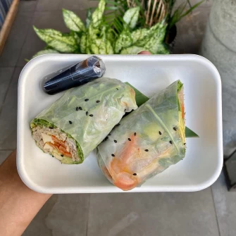 Veg Roll At Beyond Sushi - Midtown West In New York City