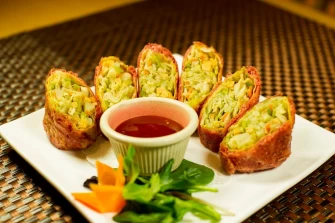 Veg Roll At Go Zen In New York City
