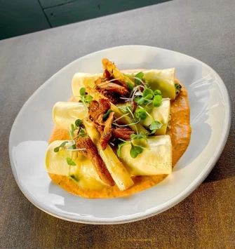 Vegan Food At SeasoSoda Club - Wine Bar In New York City